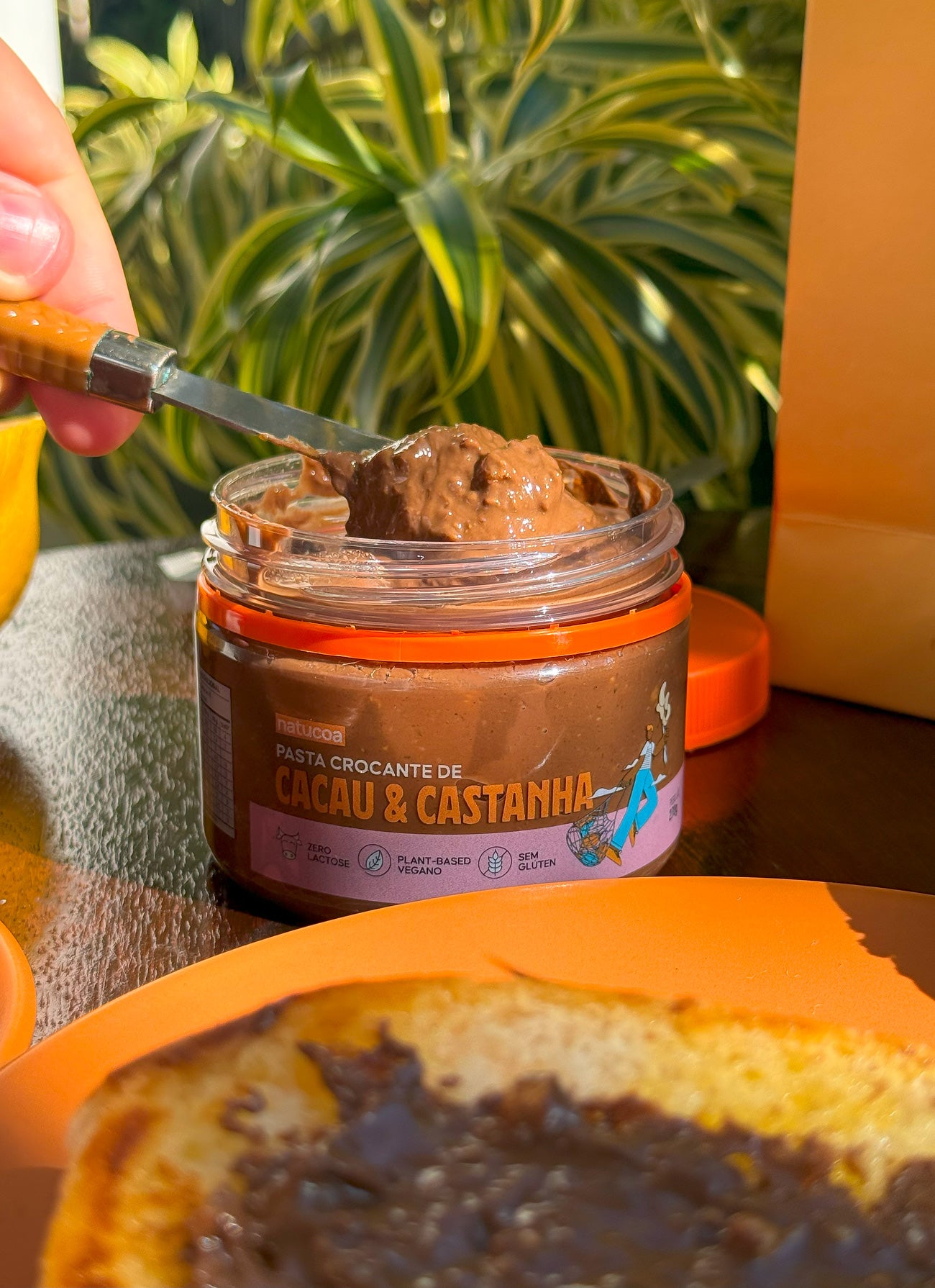 Pasta Crocante de Cacau e Castanha de Caju 270g