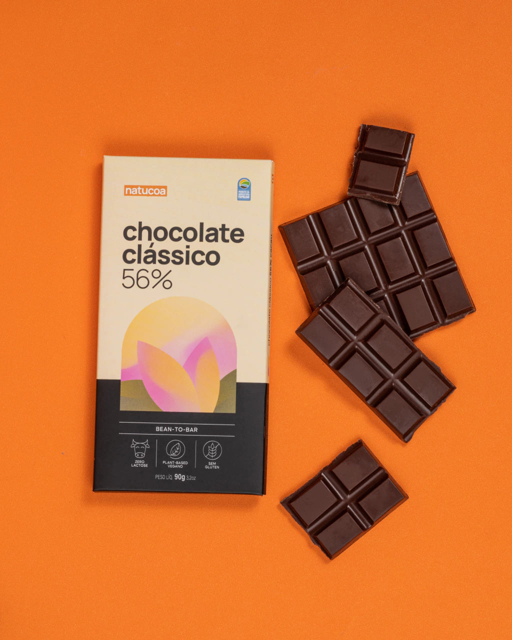 Chocolate Clássico 56% Cacau 90g
